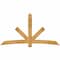 Ekena Millwork Alberta Rough Sawn Timber Gable Bracket, Western Red Cedar, 96"W x 52"H x 2"D x 6"F, 13/12 Pitch GBW096X52X0206ALB00RWR - alternate 1